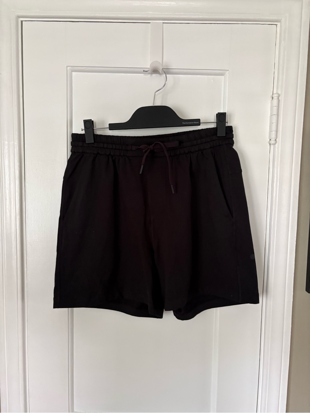 lululemon Black High-Waist Drawstring Shorts
